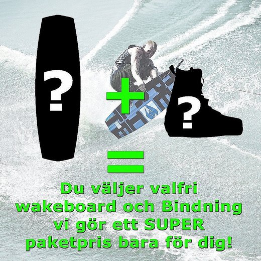 FROGGY VATTENSPORT Ditt eget wakeboardpaket Vlj en wakeboard och en bindbning