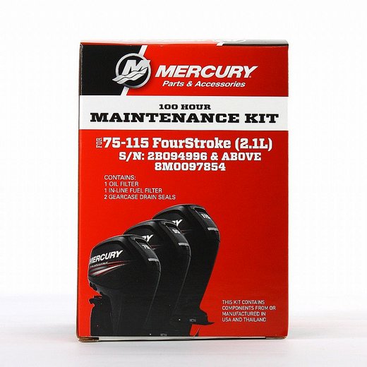 MERCURY Servicekit 100h 75-115hk EFI 2.1L S/N 2B094995 - Nyare 1