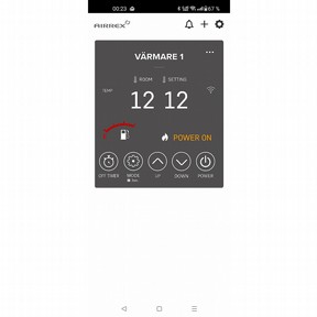 Screenshot Android mobil vrmare p